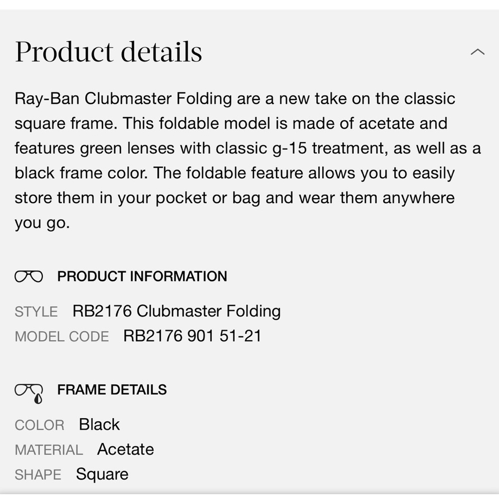 Ray-Ban Clubmaster sunglasses - Picture 7 of 7